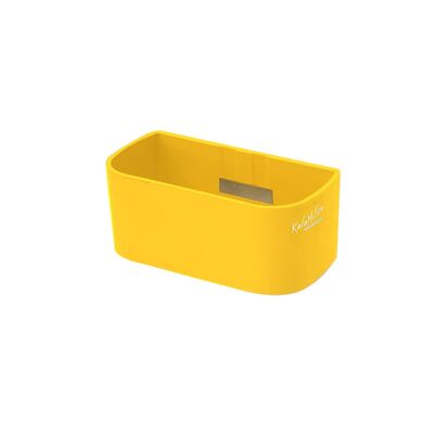 Magnetic Container, 13.8 cm, Yellow, Strong Neodymium Magnet