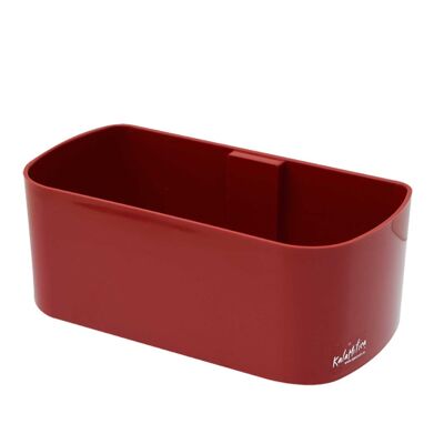 Contenitore magnetico, 22,5 cm, rosso, grande organizer da cucina