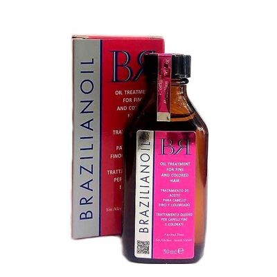 BrazilianOil Professional Hair Treatment Perfect for Fine and Colored Hair 50 ml Hair Styling Protective Serum Unisex
