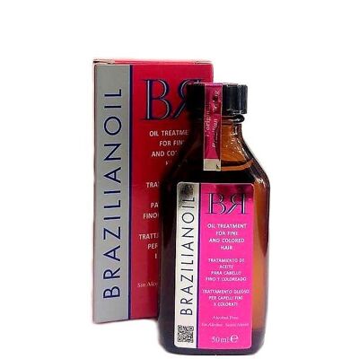 BrazilianOil Professional Hair Treatment Perfect for Fine and Colored Hair 50 ml Hair Styling Protective Serum Unisex