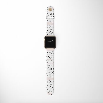 Bracelet Apple Watch dalmatien rose 1