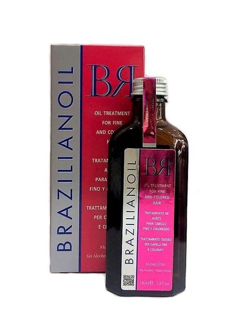 BrazilianOil Professional Hair Treatment Perfect for Fine and Colored 150ml Styling Protective Hair Growth Serum