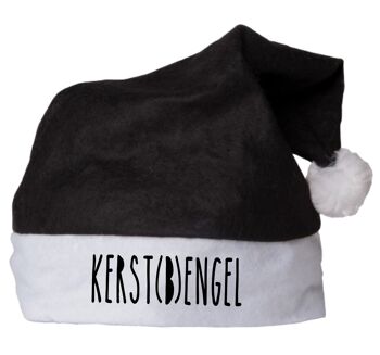 Bonnet de Noel - pendentif (Noël) - noir