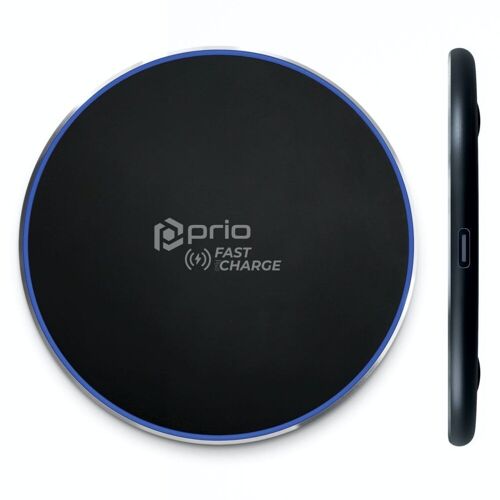 prio Fast Charge Wireless Charger 15W (USB C) schwarz