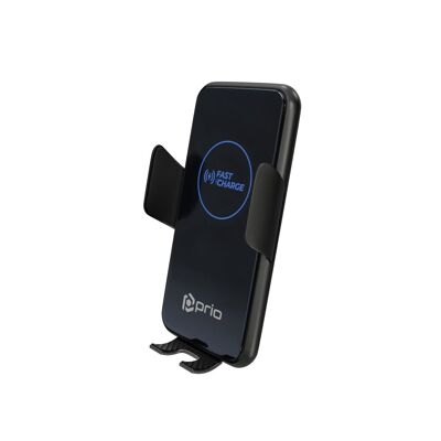 Prio Fast Charge Kabelloses Autoladegerät 15W (USB C) schwarz