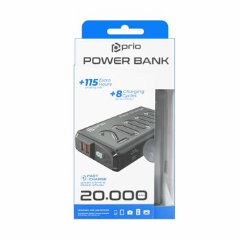 Prio Fast Charge (22,5W SCP/20W PD/ QC3.0) Power Bank 20.000mAh noir 4