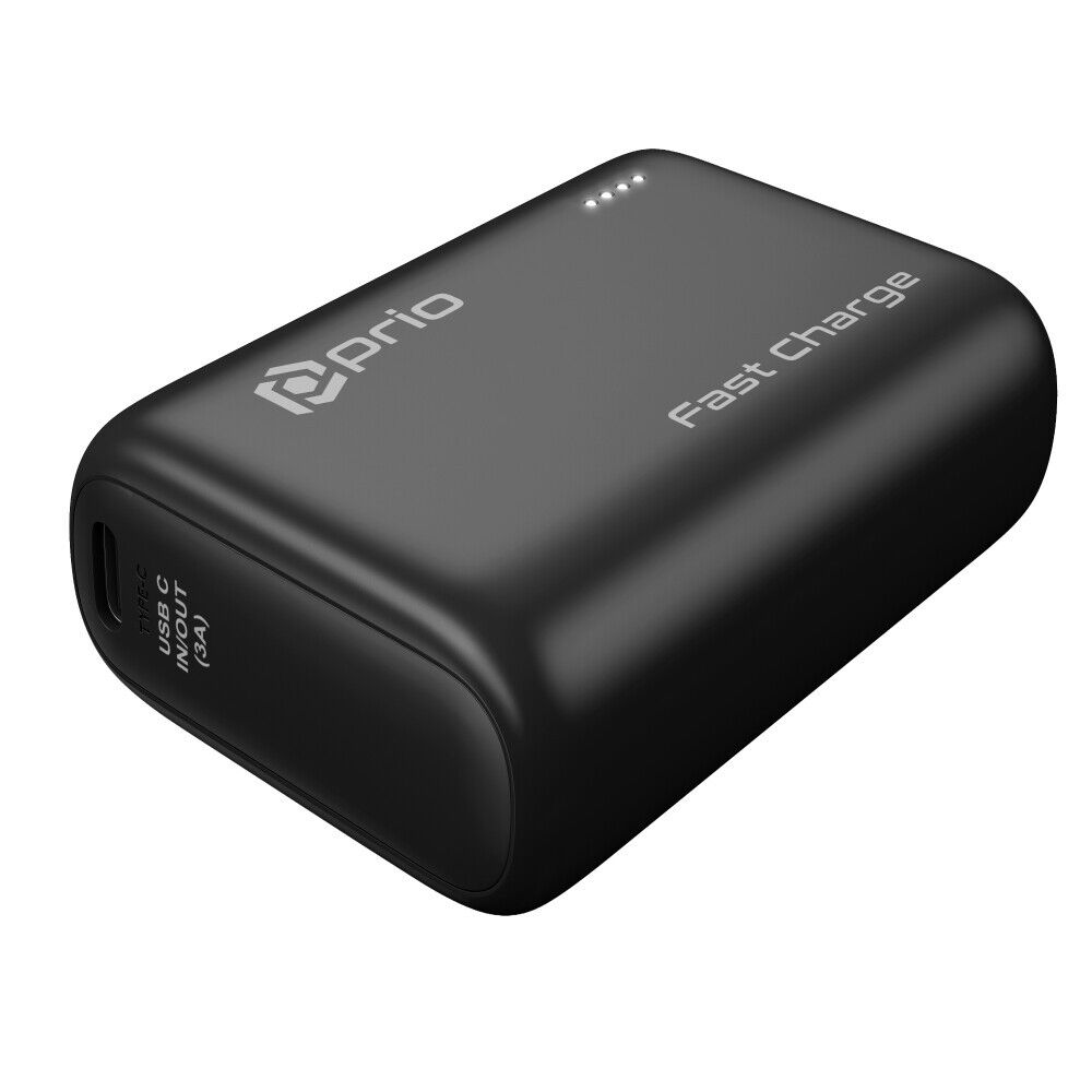 prio Fast Charge (22,5W SCP/20W PD/QC3.0) Power Bank 10.000mAh schwarz