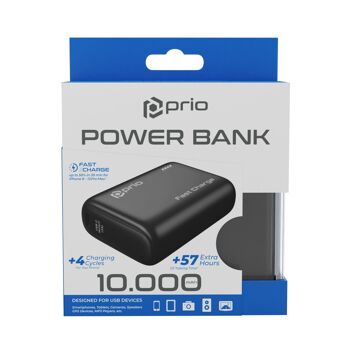 prio Charge Rapide (22.5W SCP/20W PD/QC3.0) Power Bank 10.000mAh noir 3