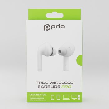 prio True Wireless Earbuds Pro blanc 4