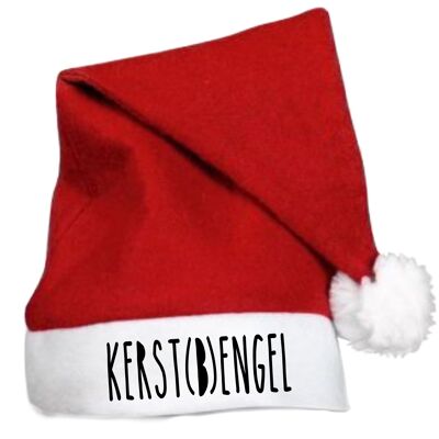 Santa hat (Christmas) dangle - red