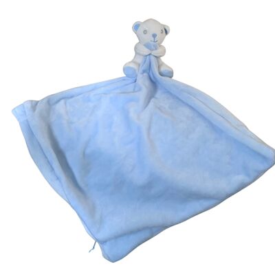 Doudou Ninin hochet bleu