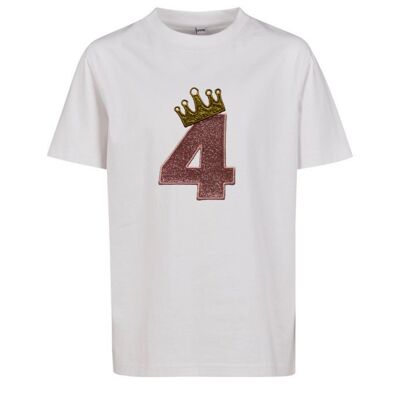 t-shirt anniversaire Age & Couronne de princesse