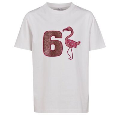 t-shirt anniversaire Flamant rose