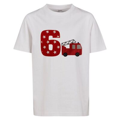 T-shirt anniversaire Pompier