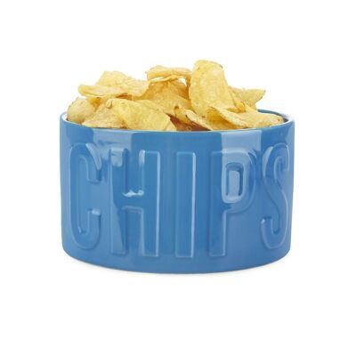 Bol apéritif / Bol apéritif CHIPS bleu