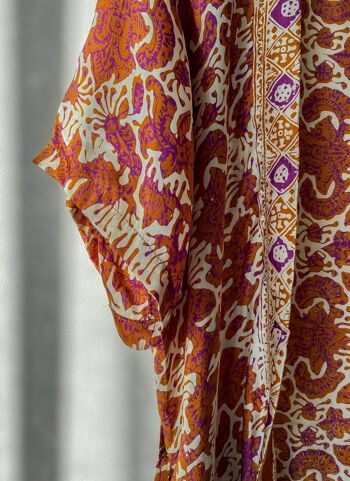 Kimono "Tangerine Bloom" 8