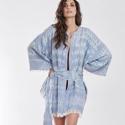 Kimono copricostume Amon azzurro