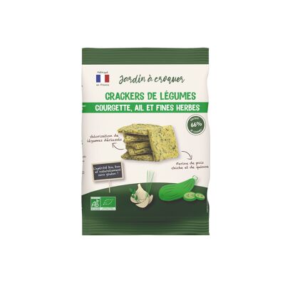 Crackers bio - Courgette ail et fines herbes 70g