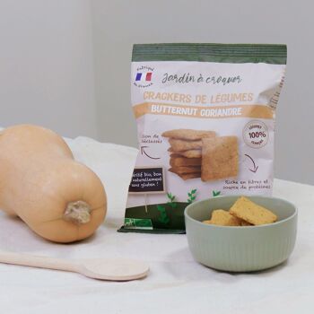 Crackers de légumes bio - Butternut Coriandre 70g 2