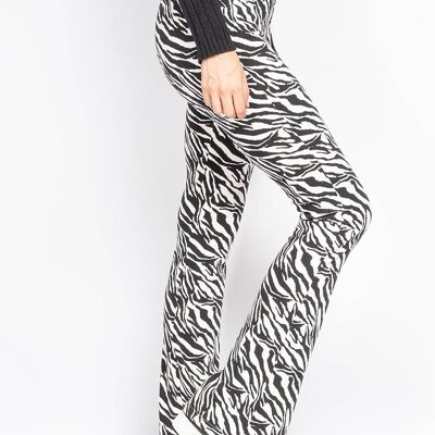 Zebra pattern trousers