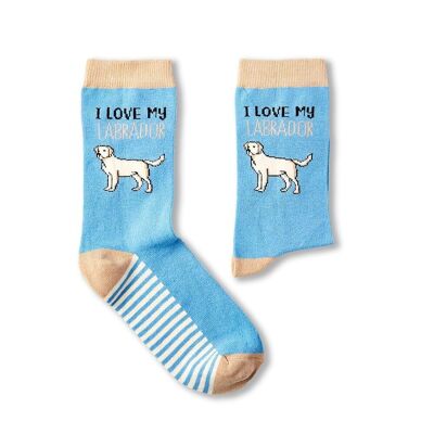 Damen ich liebe meine Labrador-Socken