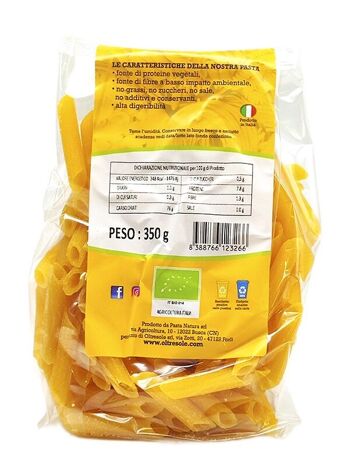 PENNE DE PÂTES DE MAÏ JAUNE BIOLOGIQUE 350 g 3