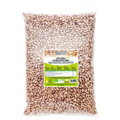 FRIJOLES BORLOTTI ECOLÓGICOS 5 Kg