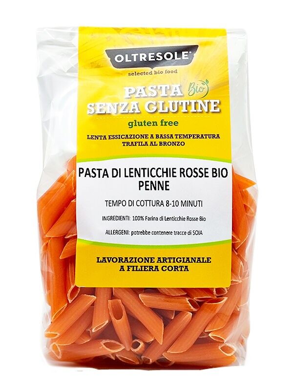 PASTA DI LENTICCHIE ROSSE BIO PENNE 350 g
