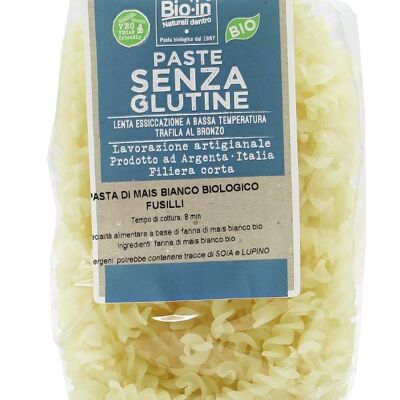 FUSILLI DE PASTA DE MAÍZ BLANCO ORGÁNICO 350 g