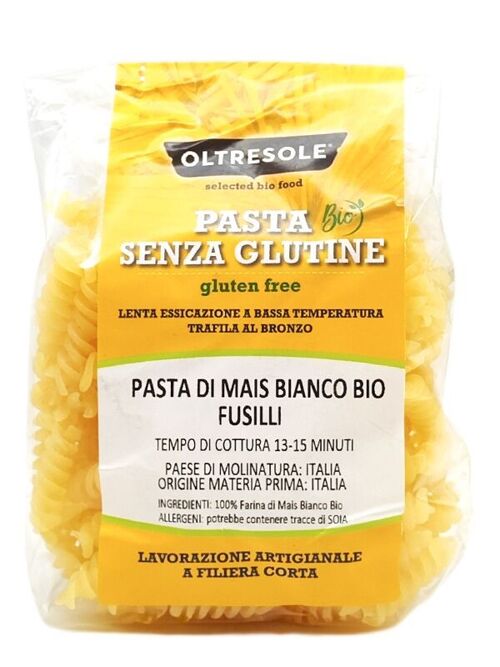 PASTA DI MAIS BIANCO BIO FUSILLI 350 g