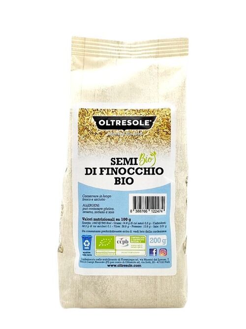 SEMI DI FINOCCHIO BIO 200 g