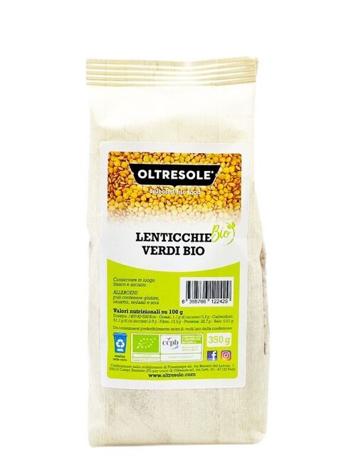 LENTICCHIE VERDI BIO 350 g