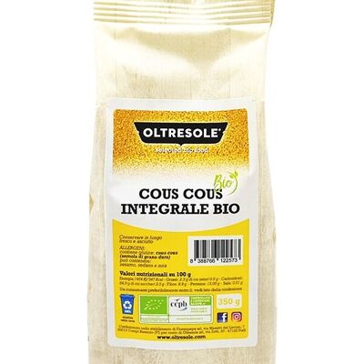 ORGANIC WHOLEMEAL COUS COUS 350 g