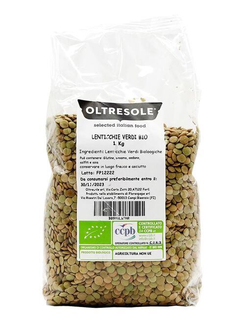 LENTICCHIE VERDI BIO 1 Kg
