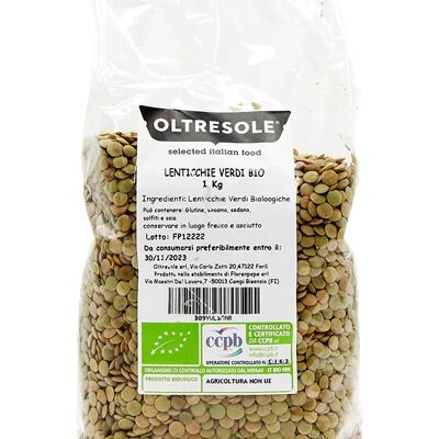 LENTICCHIE VERDI BIO 1 Kg