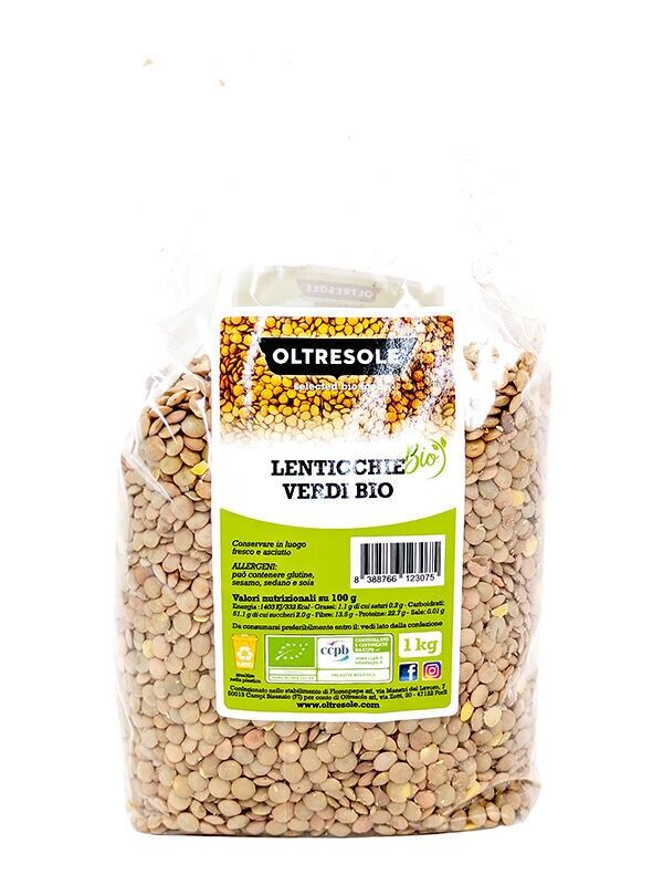 GRÜNE BIO-LINSEN 1 Kg