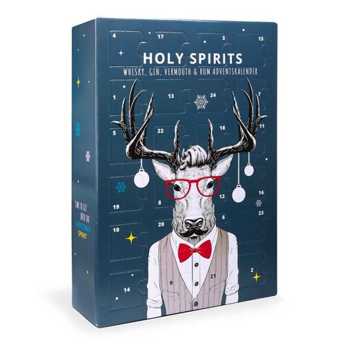 Adventskalender "Holy Spirits" - 24x Gin, Rum, Vermouth á 20ml