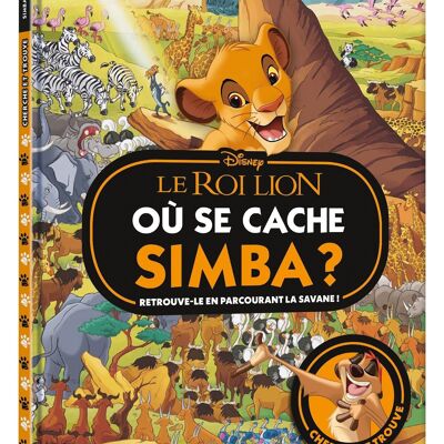 Cuaderno Busca y encuentra - EL REY LEÓN - ¿Dónde se esconde Simba? -Disney