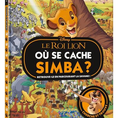 Cuaderno Busca y encuentra - EL REY LEÓN - ¿Dónde se esconde Simba? -Disney