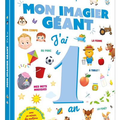 LIVRE - DISNEY BABY - Mon imagier géant - J'ai 1 an