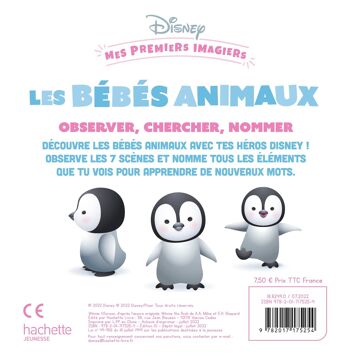 LIVRE - DISNEY BABY - Mes Premiers Imagiers - Les bébés animaux 3