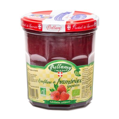 Confiture Bio de Framboises épépinées