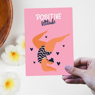 A6 - Tarjeta de colección 'Actitud positiva' - Actitud positiva