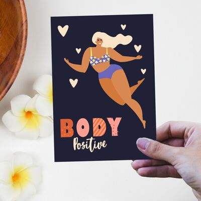A6 - Collection Card 'Positive Attitude' - Body positive