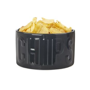 Bol apéritif / Bol apéritif CHIPS noir 1