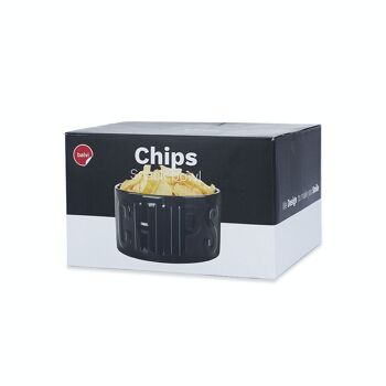 Bol apéritif / Bol apéritif CHIPS noir 3