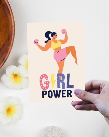 A6 - Carte Collection 'Positive Attitude' - Girl Power 1