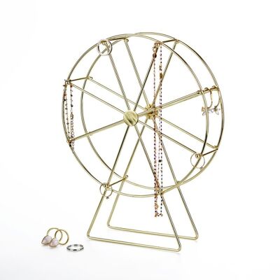 Supporto bijoux / Supporto gioielli Golden Wheel Gold