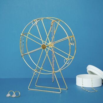 Support bijoux / Support bijoux Golden Wheel Gold 2