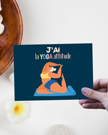 A6 - Carte Collection 'Positive Attitude' - J'ai la Yoga Attitude 1